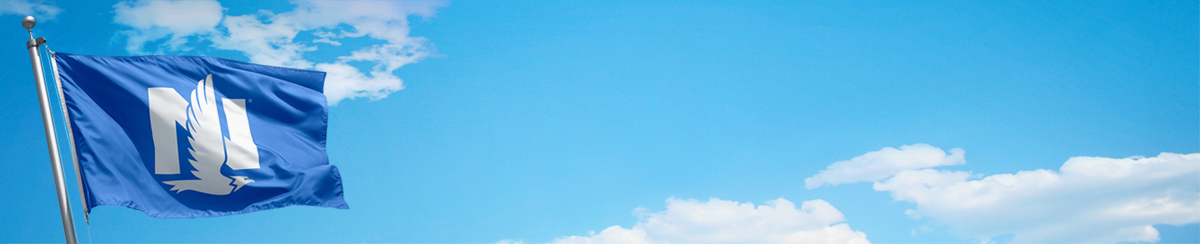 Nationwide flag and clouds